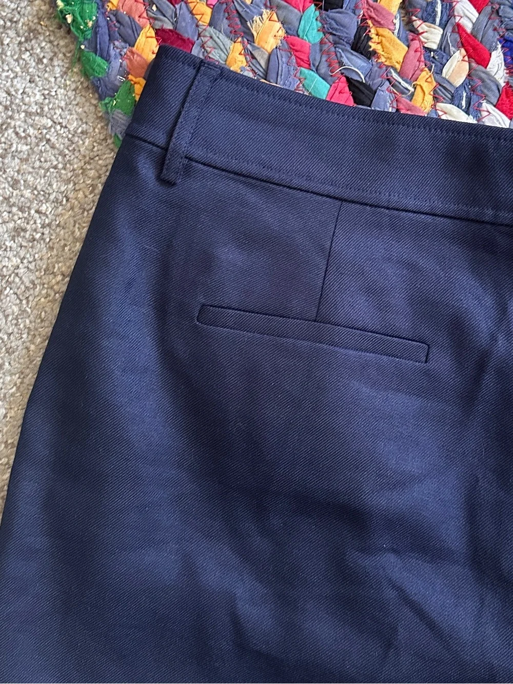 NWT J.Crew Remi Shorts Navy Blue Cuffed Stretch Linen Blend Womens Sz 12 Preppy